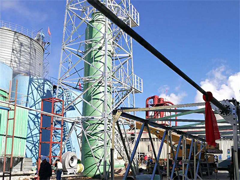 饒河縣玻璃鋼脫硫塔